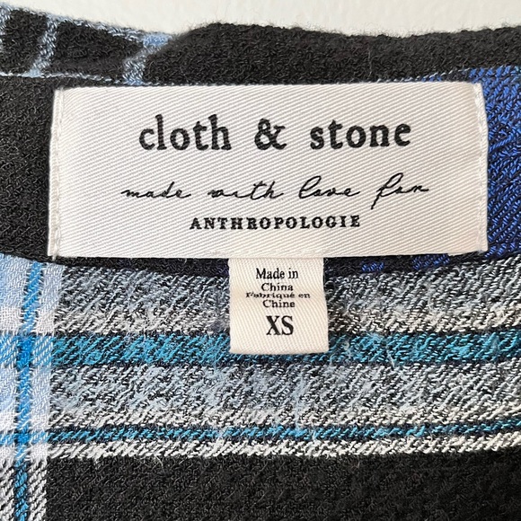 Anthropologie Cloth & Stone Geri Plaid Maxi Dress - Picture 8 of 8